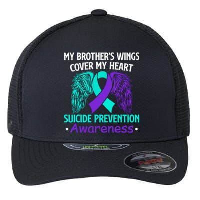 Suicide Prevention Awareness My Brother's Cover My Heart Flexfit Unipanel Trucker Cap