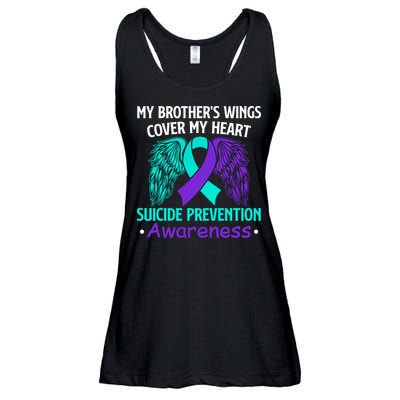 Suicide Prevention Awareness My Brother's Cover My Heart Ladies Essential Flowy Tank