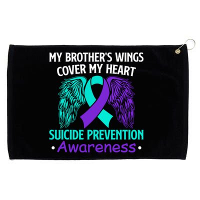 Suicide Prevention Awareness My Brother's Cover My Heart Grommeted Golf Towel