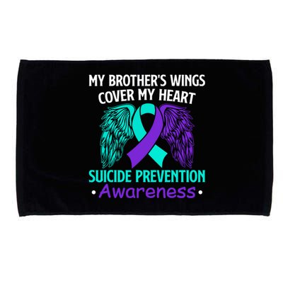 Suicide Prevention Awareness My Brother's Cover My Heart Microfiber Hand Towel