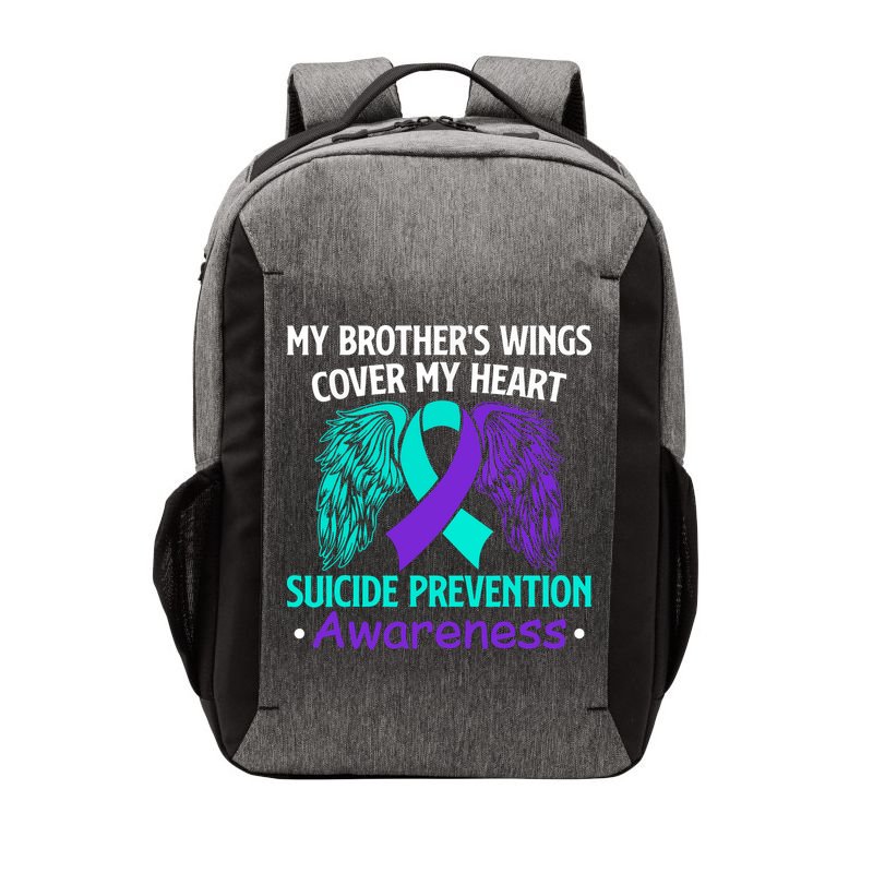 Suicide Prevention Awareness My Brother's Cover My Heart Vector Backpack