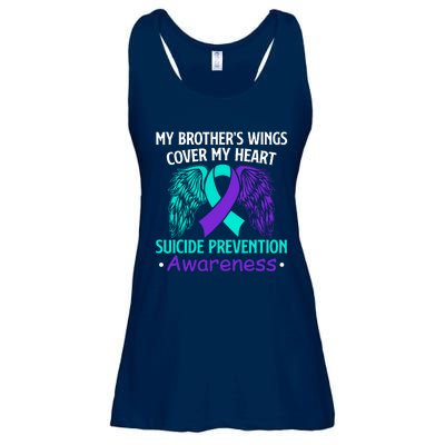 Suicide Prevention Awareness My Brother's Cover My Heart Ladies Essential Flowy Tank