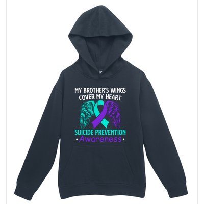 Suicide Prevention Awareness My Brother's Cover My Heart Urban Pullover Hoodie