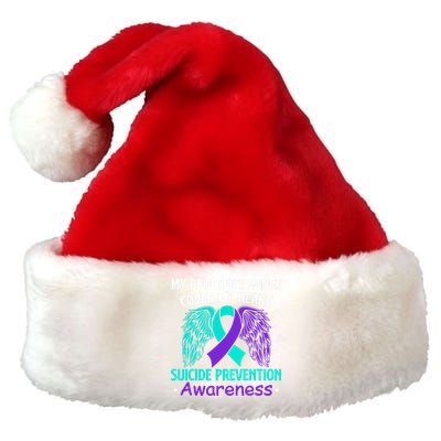 Suicide Prevention Awareness My Brother's Cover My Heart Premium Christmas Santa Hat