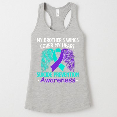 Suicide Prevention Awareness My Brother's Cover My Heart Womens Tank Top