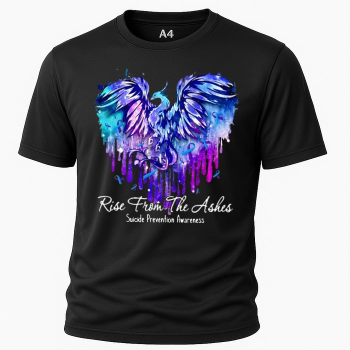 Suicide Prevention Awareness Rise From Phoenix The Ashes Cooling Performance Crew T-Shirt