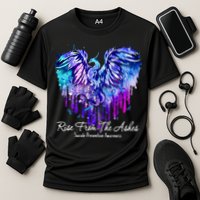 Suicide Prevention Awareness Rise From Phoenix The Ashes Cooling Performance Crew T-Shirt