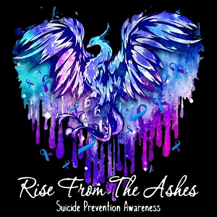 Suicide Prevention Awareness Rise From Phoenix The Ashes Cooling Performance Crew T-Shirt