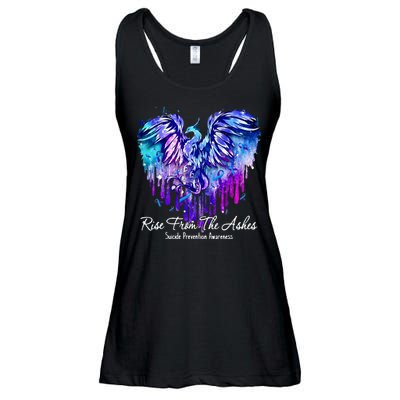 Suicide Prevention Awareness Rise From Phoenix The Ashes Ladies Essential Flowy Tank