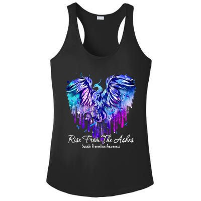 Suicide Prevention Awareness Rise From Phoenix The Ashes Ladies PosiCharge Competitor Racerback Tank