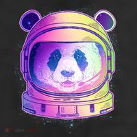 Space Astro Panda Adult Drive Performance Visor