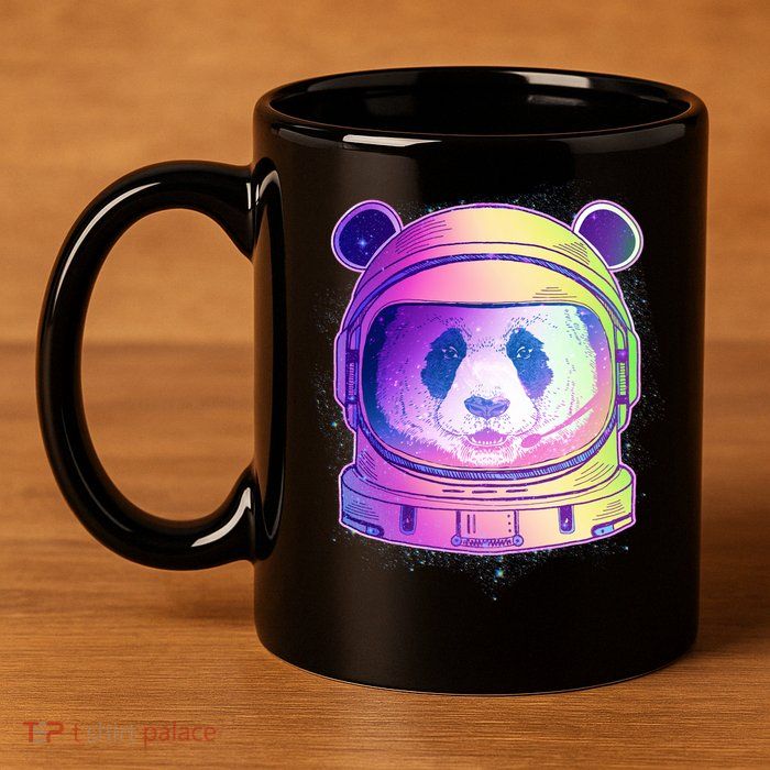 Space Astro Panda 11oz C Handle Ceramic Mug