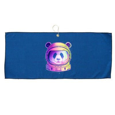 Space Astro Panda Large Microfiber Waffle Golf Towel