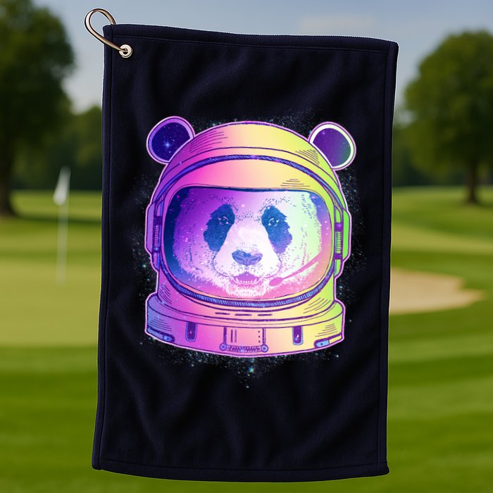 Space Astro Panda Golf Towel