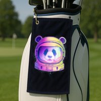 Space Astro Panda Golf Towel