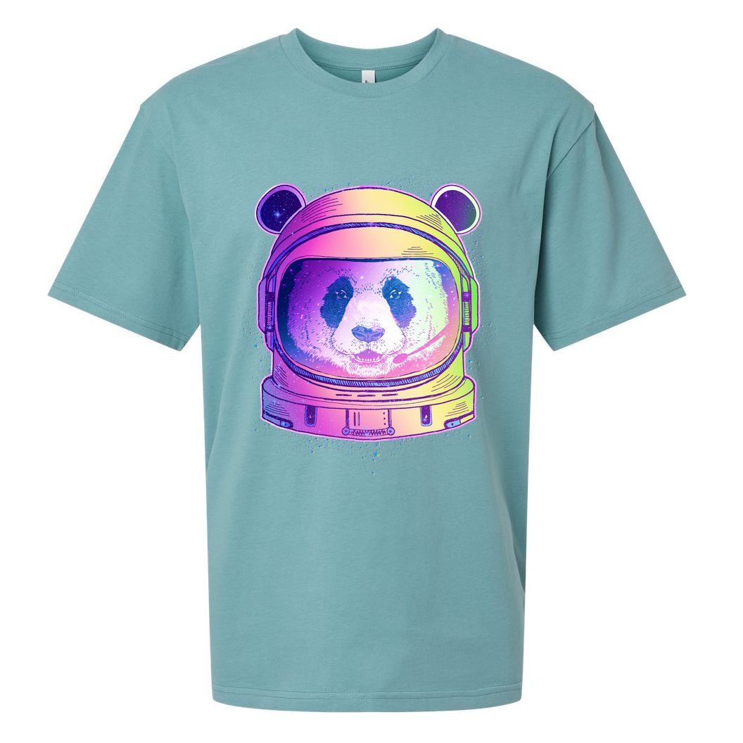 Space Astro Panda Sueded Cloud Jersey T-Shirt