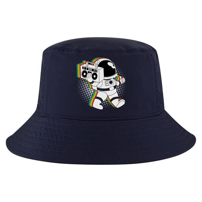 Space Astronaut Boombox Cool Comfort Performance Bucket Hat