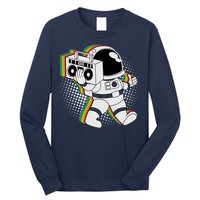 Space Astronaut Boombox Long Sleeve Shirt