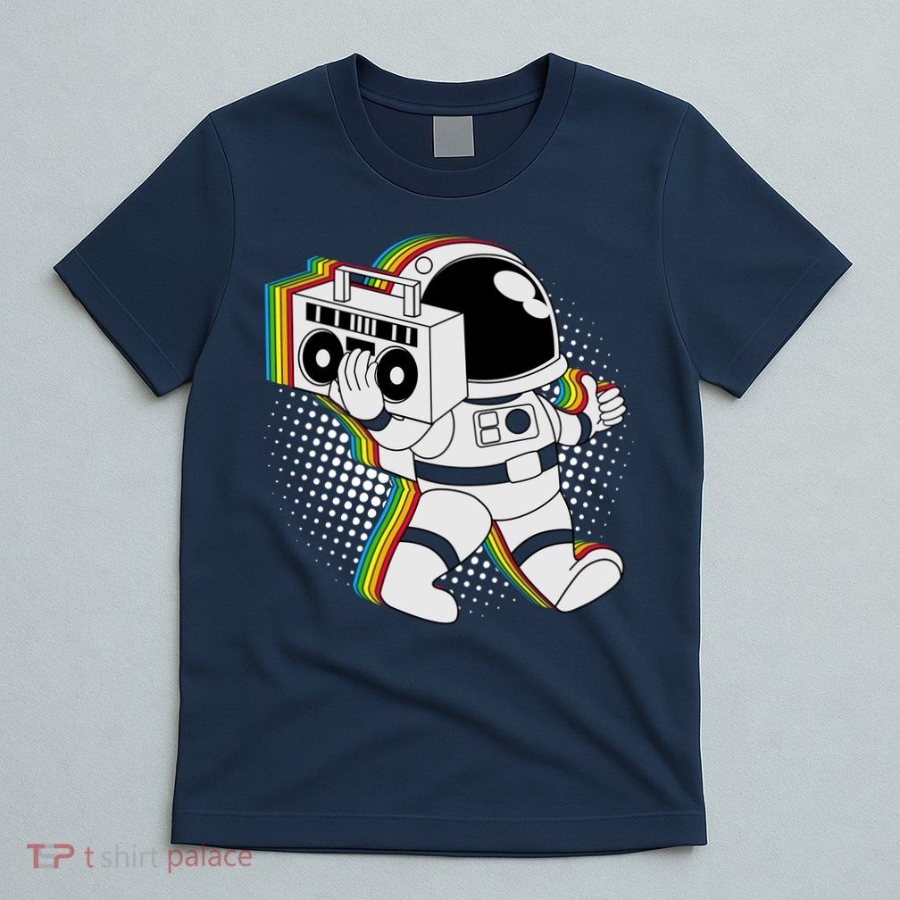 Space Astronaut Boombox T-Shirt