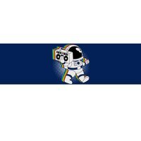 Space Astronaut Boombox Bumper Sticker