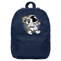 Space Astronaut Boombox 16 in Basic Backpack