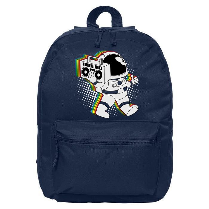 Space Astronaut Boombox 16 in Basic Backpack