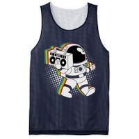 Space Astronaut Boombox Mesh Reversible Basketball Jersey Tank