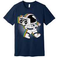 Space Astronaut Boombox Premium T-Shirt