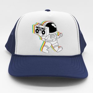 Space Astronaut Boombox Trucker Hat