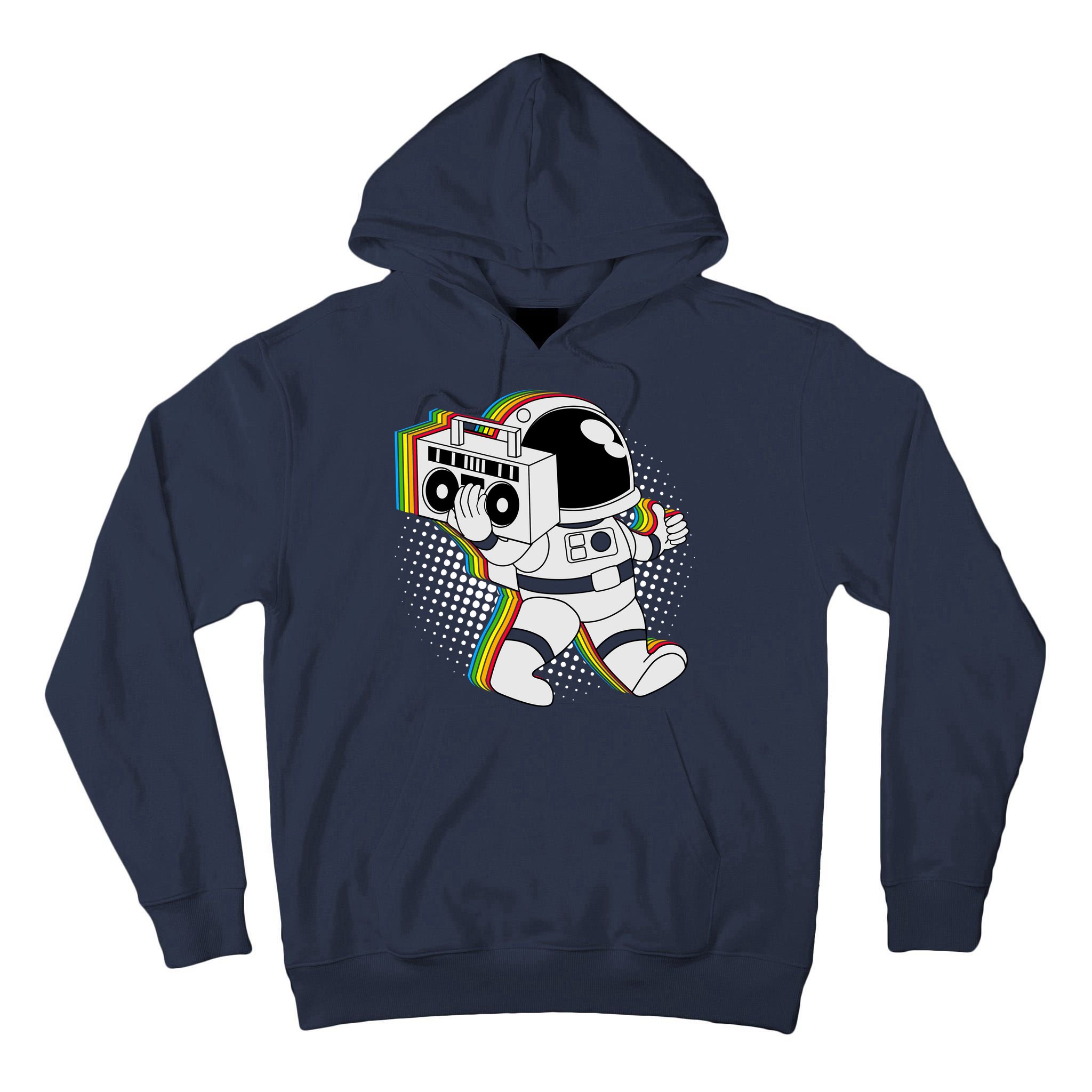 Space Astronaut Boombox Tall Hoodie