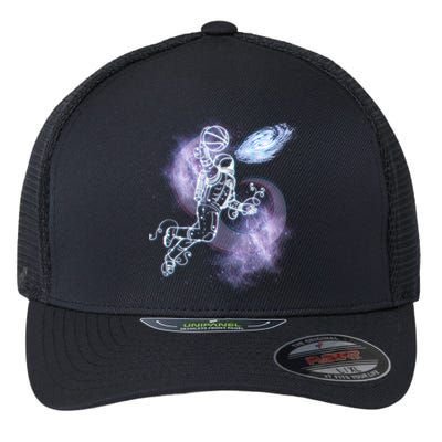 Space Astronaut Dunk Nebula Jam Flexfit Unipanel Trucker Cap