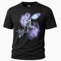Space Astronaut Dunk Nebula Jam Cooling Performance Crew T-Shirt