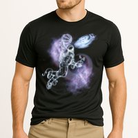 Space Astronaut Dunk Nebula Jam Cooling Performance Crew T-Shirt