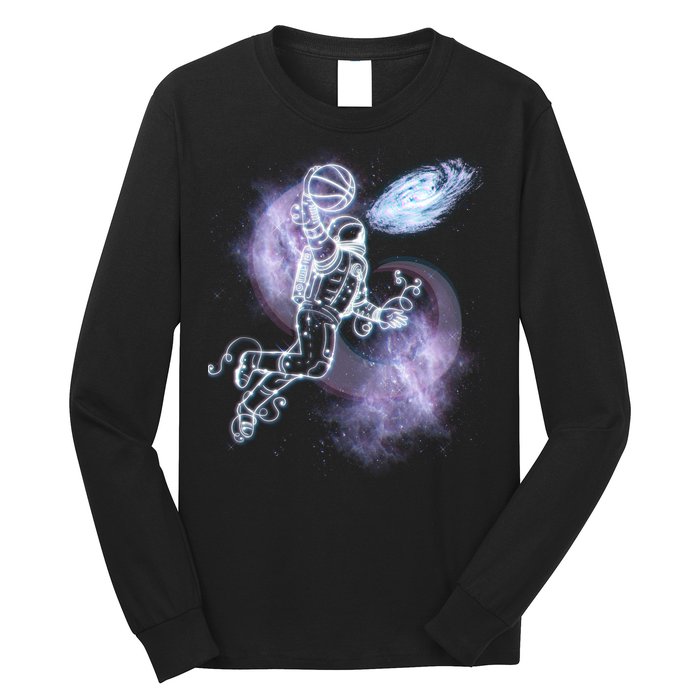 Space Astronaut Dunk Nebula Jam Long Sleeve Shirt