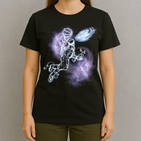 Space Astronaut Dunk Nebula Jam T-Shirt