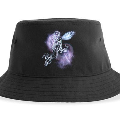Space Astronaut Dunk Nebula Jam Sustainable Bucket Hat