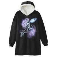 Space Astronaut Dunk Nebula Jam Hooded Wearable Blanket