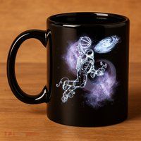 Space Astronaut Dunk Nebula Jam 11oz C Handle Ceramic Mug