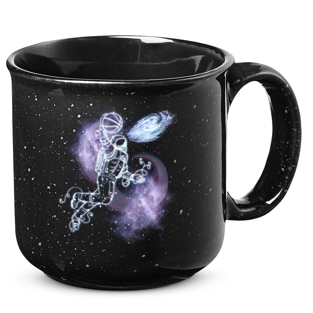 Space Astronaut Dunk Nebula Jam 15oz Campfire Ceramic Mug