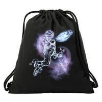 Space Astronaut Dunk Nebula Jam Drawstring Bag