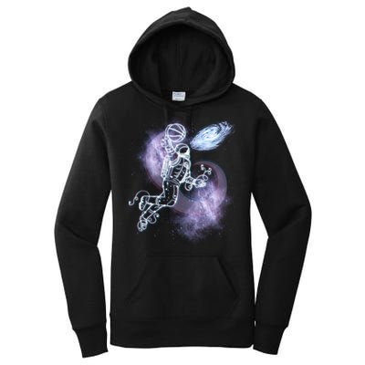 Space Astronaut Dunk Nebula Jam Women's Pullover Hoodie