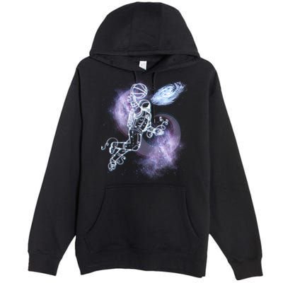 Space Astronaut Dunk Nebula Jam Premium Pullover Hoodie