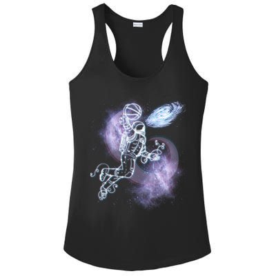 Space Astronaut Dunk Nebula Jam Ladies PosiCharge Competitor Racerback Tank