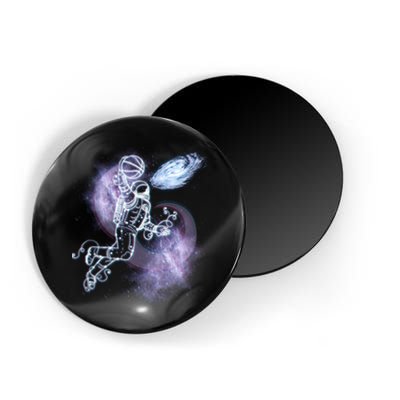 Space Astronaut Dunk Nebula Jam Magnet