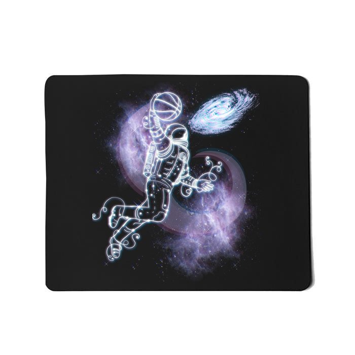 Space Astronaut Dunk Nebula Jam Mousepad