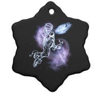 Space Astronaut Dunk Nebula Jam Ceramic Star Ornament