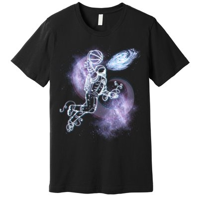 Space Astronaut Dunk Nebula Jam Premium T-Shirt