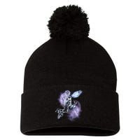 Space Astronaut Dunk Nebula Jam Pom Pom 12in Knit Beanie