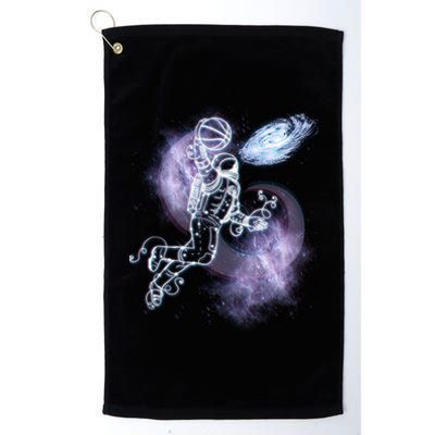 Space Astronaut Dunk Nebula Jam Platinum Collection Golf Towel