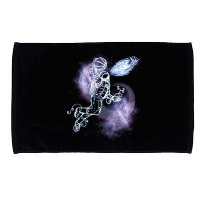 Space Astronaut Dunk Nebula Jam Microfiber Hand Towel